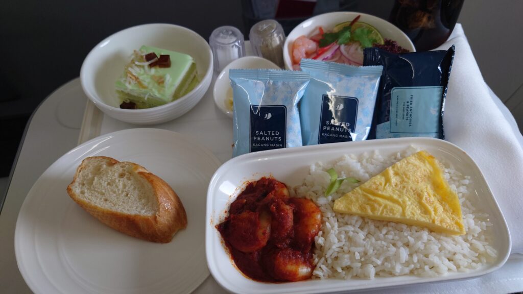 マレーシア航空の機内食