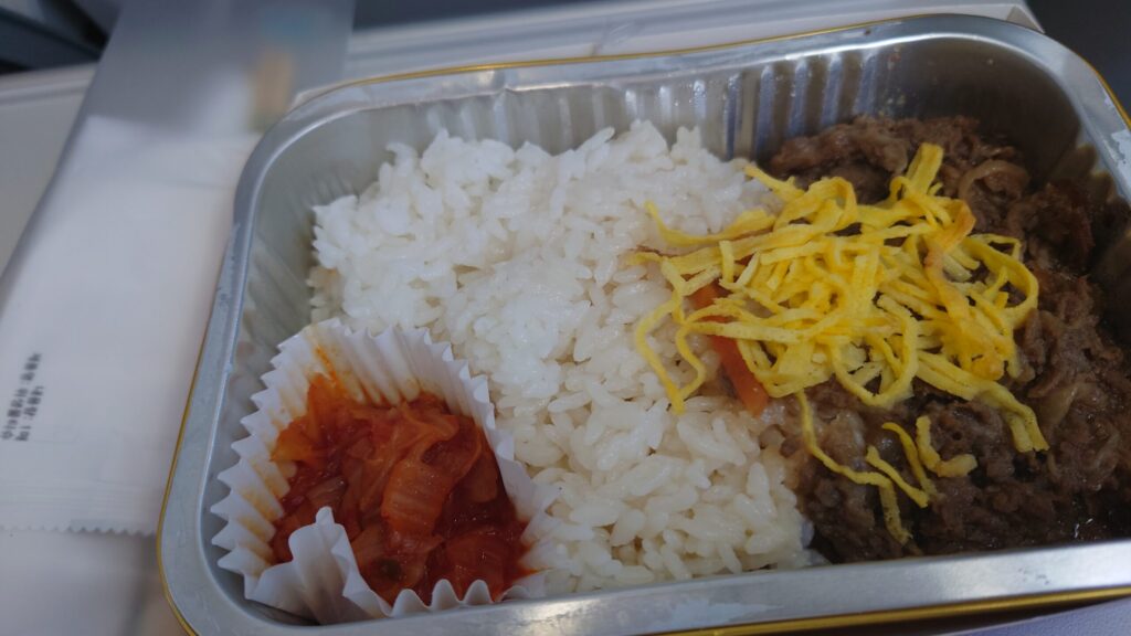 Tway航空の機内食