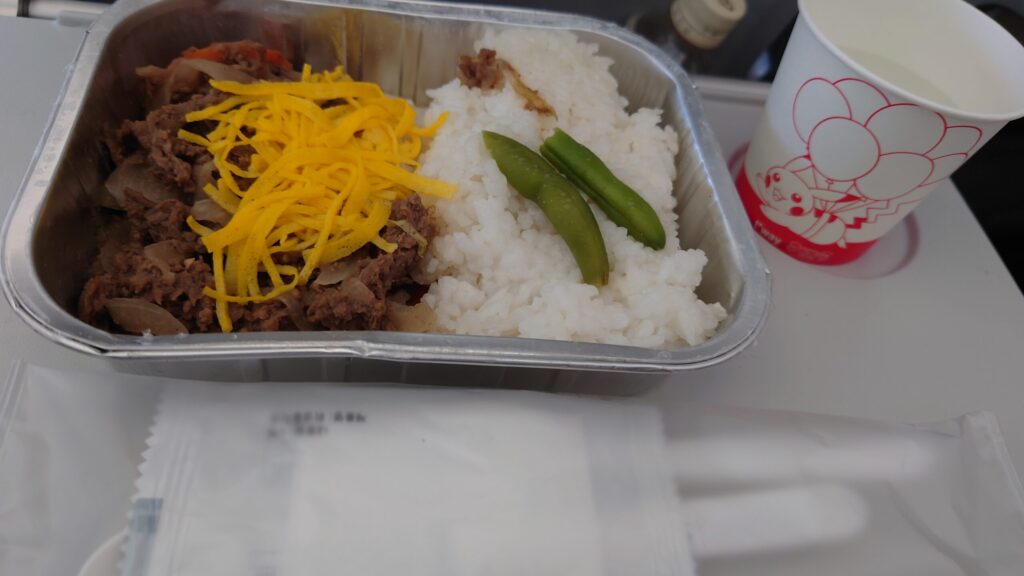 Tway航空の機内食