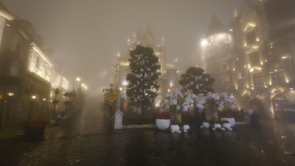 クリスマス時期のバナヒルズ