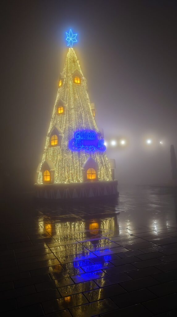 クリスマス時期のバナヒルズ