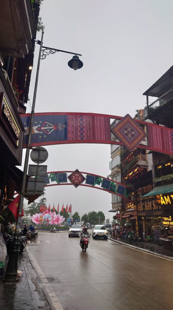サパ市内の風景